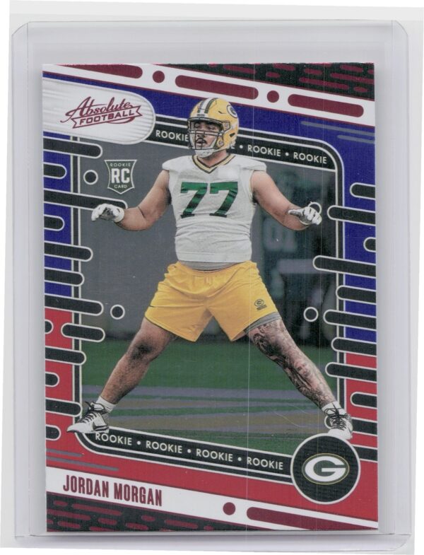 2024 Absolute Jordan Morgan Red and Blue RC 125 Packers