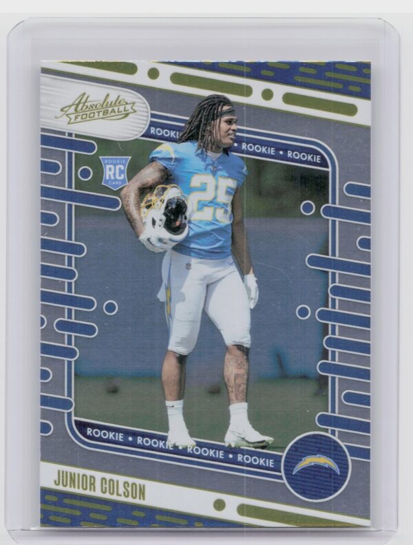2024 Absolute Junior Colson Yellow RC 162 Chargers