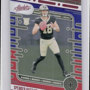 2024 Absolute Spencer Rattler Red and Blue RC 194 Saints