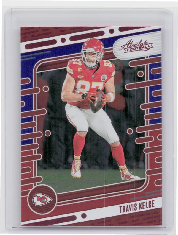 2024 Absolute Travis Kelce Red and Blue 51 Chiefs