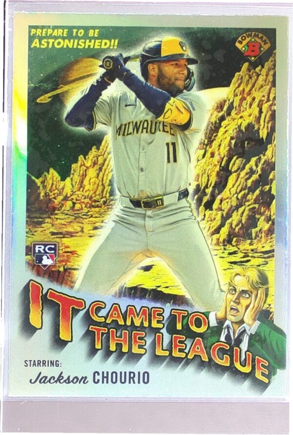 2024 Bowman Chrome Jackson Chourio RC #IT-16 Brewers It Came to the League