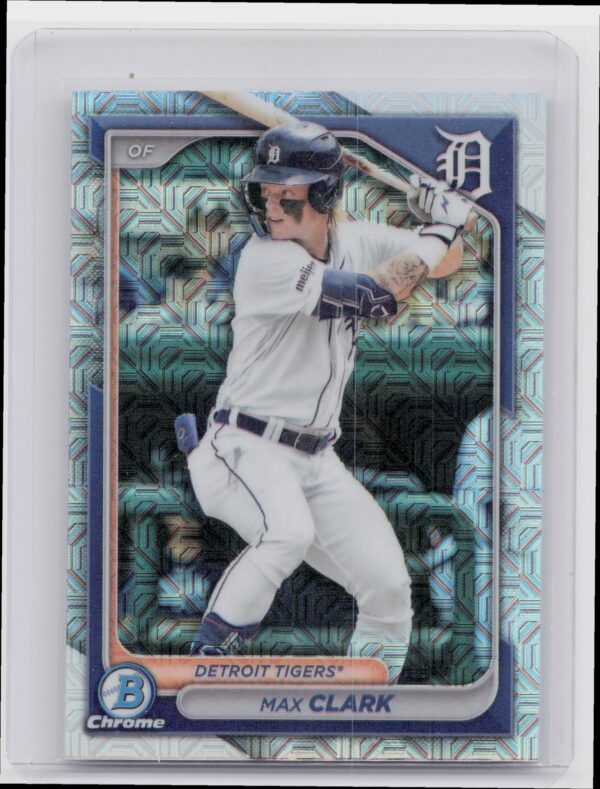 2024 Bowman Chrome Max Clark #BCP-195 Tigers Prospects Mojo Refractors