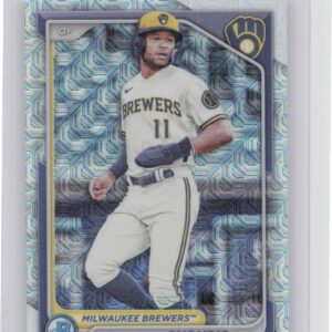 2024 Bowman Jackson Chourio #BCP-140 Brewers Chrome Prospects Mojo Refractors