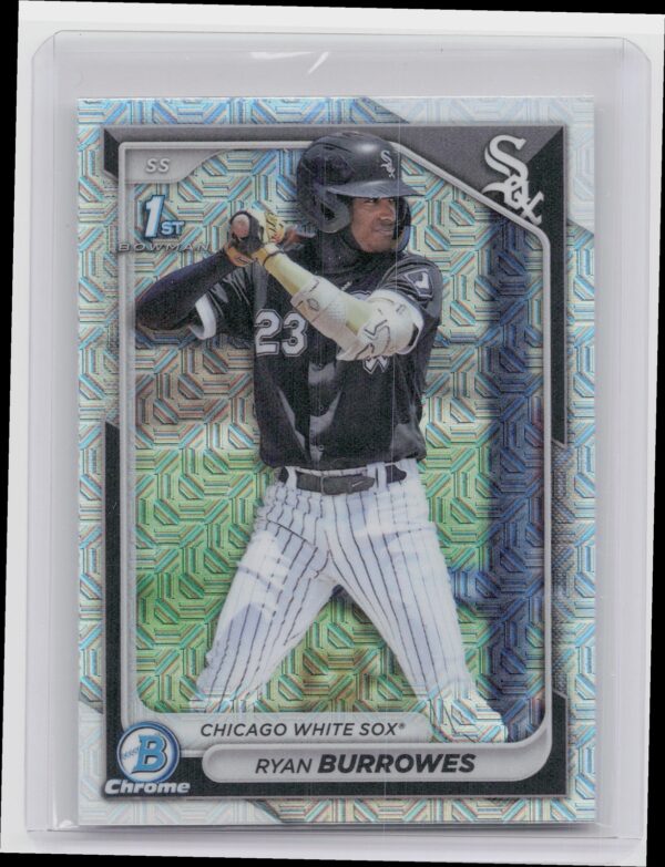2024 Bowman Ryan Burrowes #BCP-119 Sox Chrome Prospects Mojo Refractors