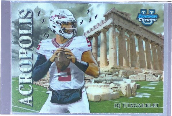 2024 Bowman University Chrome DJ Uiagalelei A-8 Seminoles Acropolis
