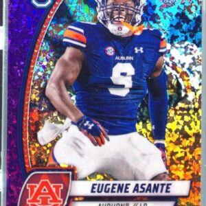 2024 Bowman University Chrome Eugene Asante Purple Mini Diamond Refractor /375
