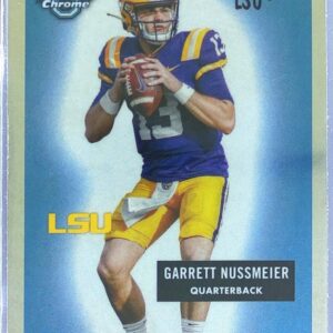 2024 Bowman University Chrome Garrett Nussmeier 55B-20 Tigers 1955 Bowman