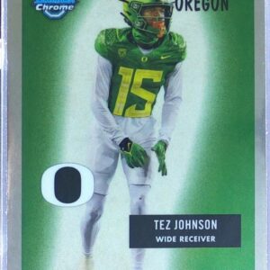 2024 Bowman University Chrome Tez Johnson #55B-17 Ducks 1955 Bowman Football