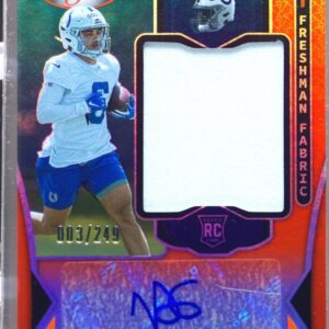 2024 Certified Anthony Gould Auto JSY /249 FMS-AGD Colts Freshman Fabric Mirror