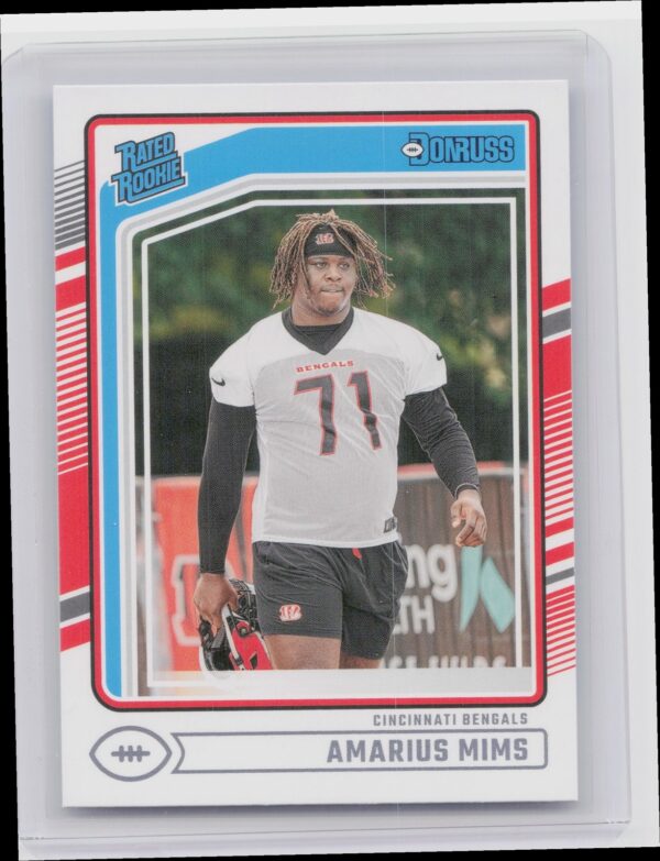 2024 Donruss Amarius Mims RC 350 Bengals