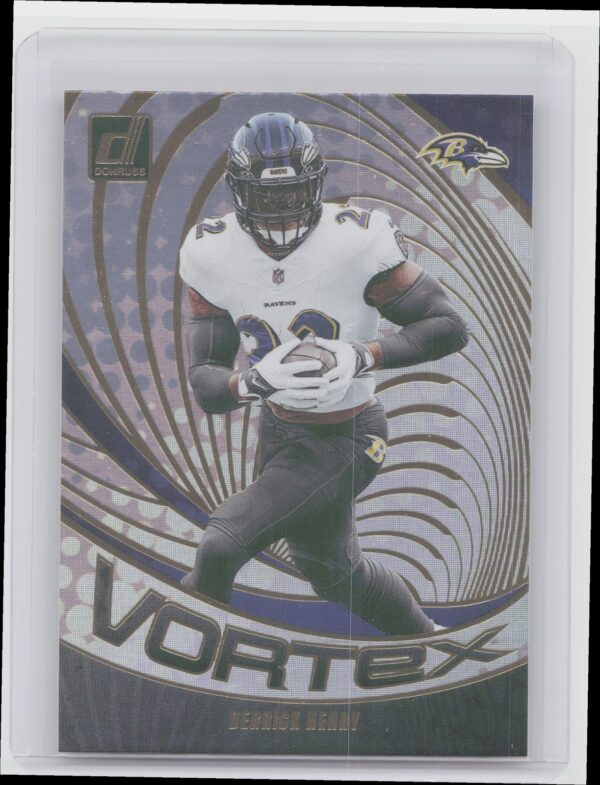 2024 Donruss Derrick Henry VOR-DHE Ravens Vortex