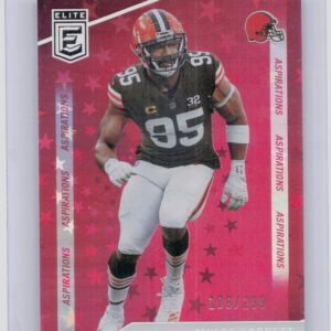 2024 Donruss Elite Myles Garrett Aspirations Stars /299 82 Browns