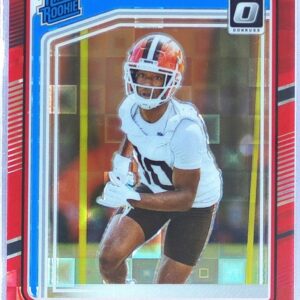 2024 Donruss Jamari Thrash Optic Rated Rookies Preview Red Pandora RC 376 Browns