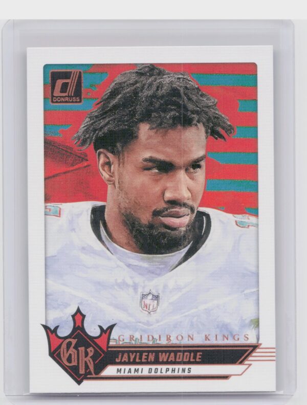 2024 Donruss Jaylen Waddle 7 Dolphins Gridiron Kings