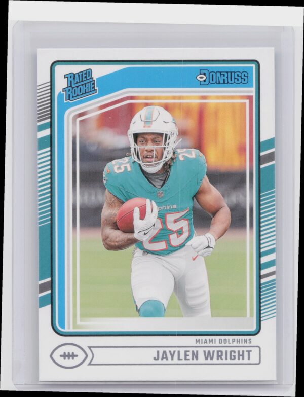 2024 Donruss Jaylen Wright RC 344 Dolphins
