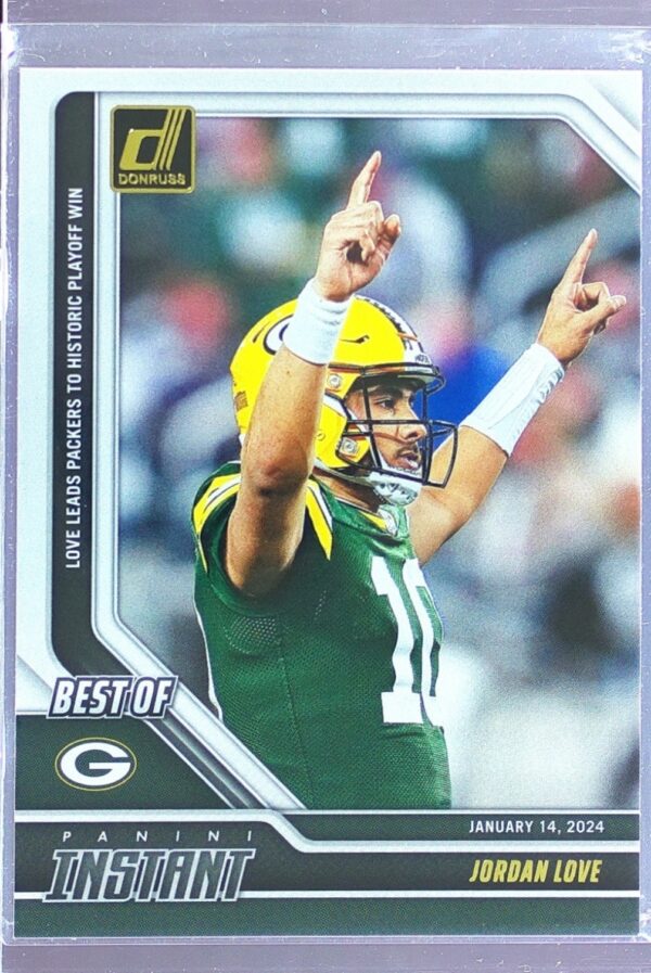 2024 Donruss Jordan Love 14 Packers Best of Panini Instant