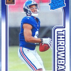 2024 Donruss Malik Nabers RC #48 Giants Rated Rookies Throwback