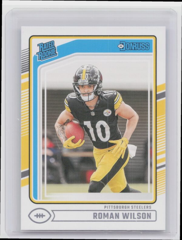 2024 Donruss Roman Wilson 348 Steelers