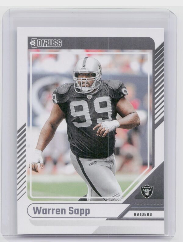 2024 Donruss Warren Sapp 299 Raiders