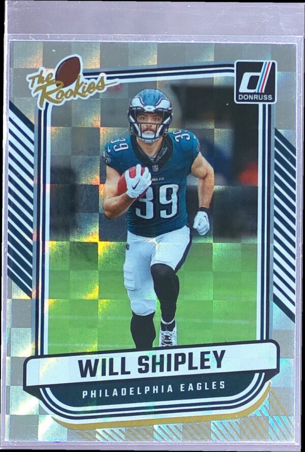 2024 Donruss Will Shipley RC TR-26 Eagles The Rookies