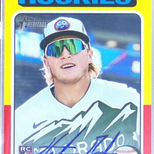 2024 Heritage Hunter Goodman Auto #ROAHG Rockies Real One Autographs High Number