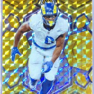 2024 Mosaic Byron Young Mosaic Reactive Yellow 133 Rams