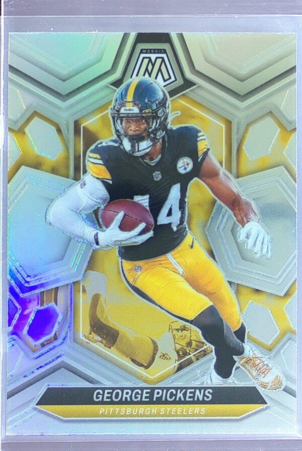 2024 Mosaic George Pickens Silver 186 Steelers