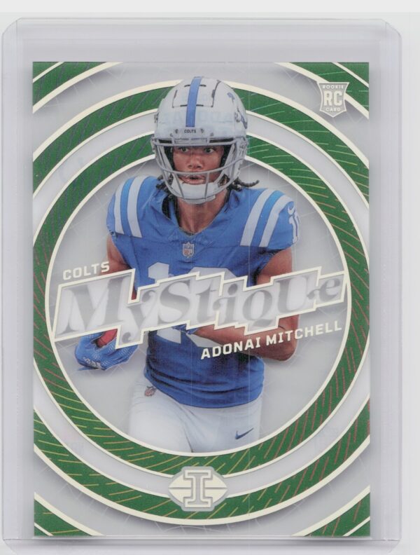 2024 Panini Illusions Adonai Mitchell #19 Colts Mystique Rainbow