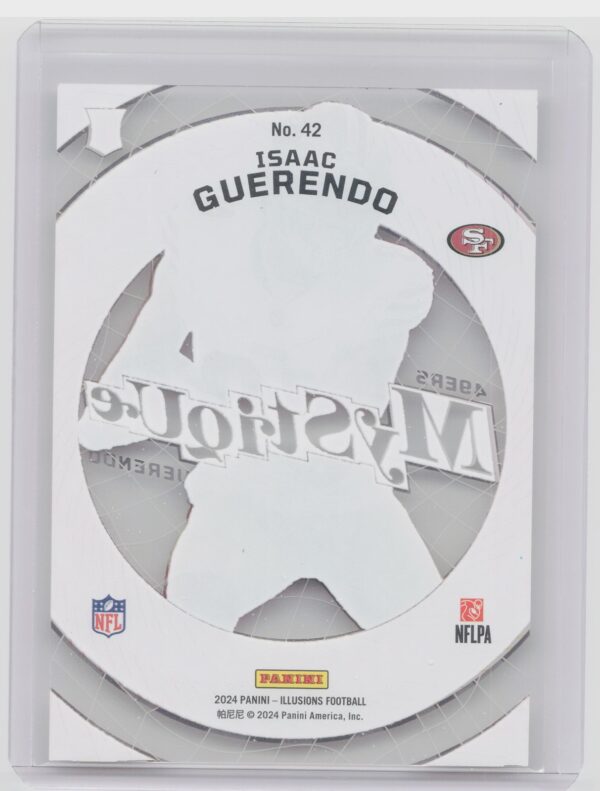 2024 Panini Illusions Isaac Guerendo RC #42 49ers Mystique - Image 3