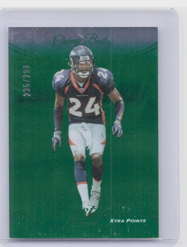 2024 Panini Prestige Champ Bailey Green Xtra Points /299 94 Broncos