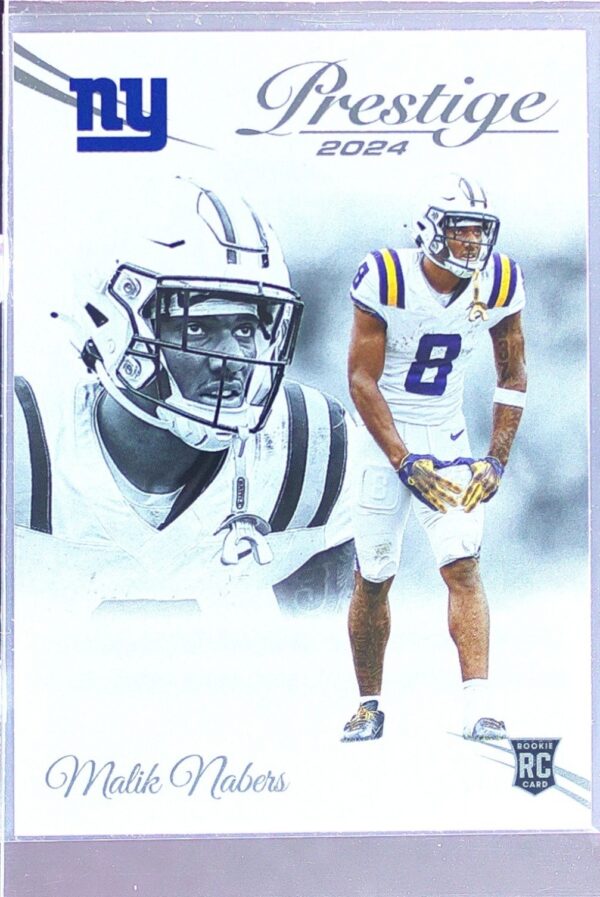 2024 Panini Prestige Malik Nabers RC #306 Giants