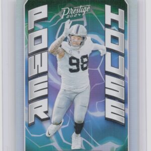 2024 Panini Prestige Maxx Crosby PH-MCY Raiders Power House