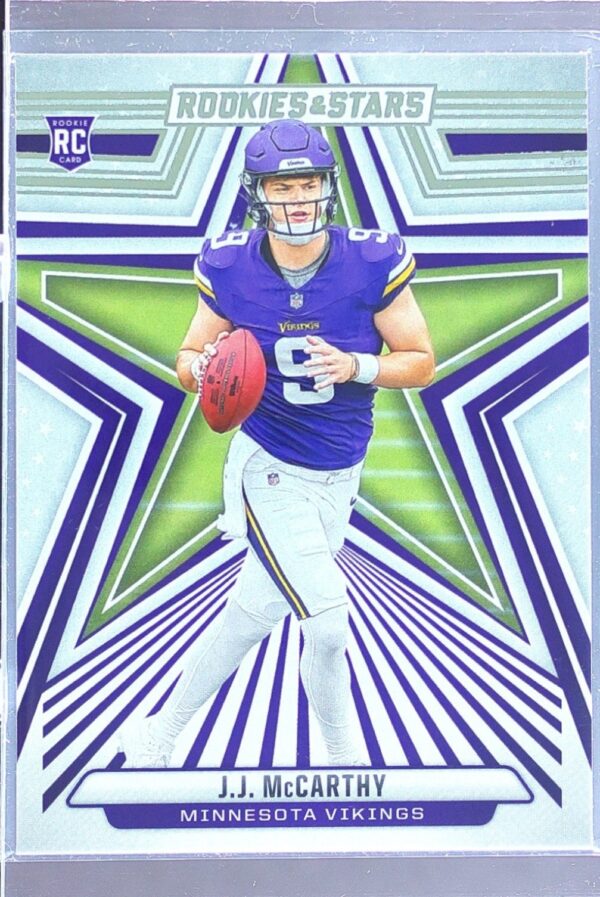 2024 Panini Rookies & Stars J.J. McCarthy RC #135 Vikings