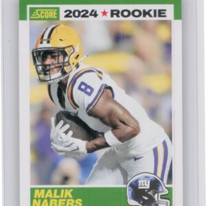 2024 Panini Score Malik Nabers Rookie #5 Giants