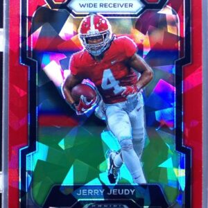 2024 Prizm Collegiate Draft Picks Jerry Jeudy Red Ice 40 Tide