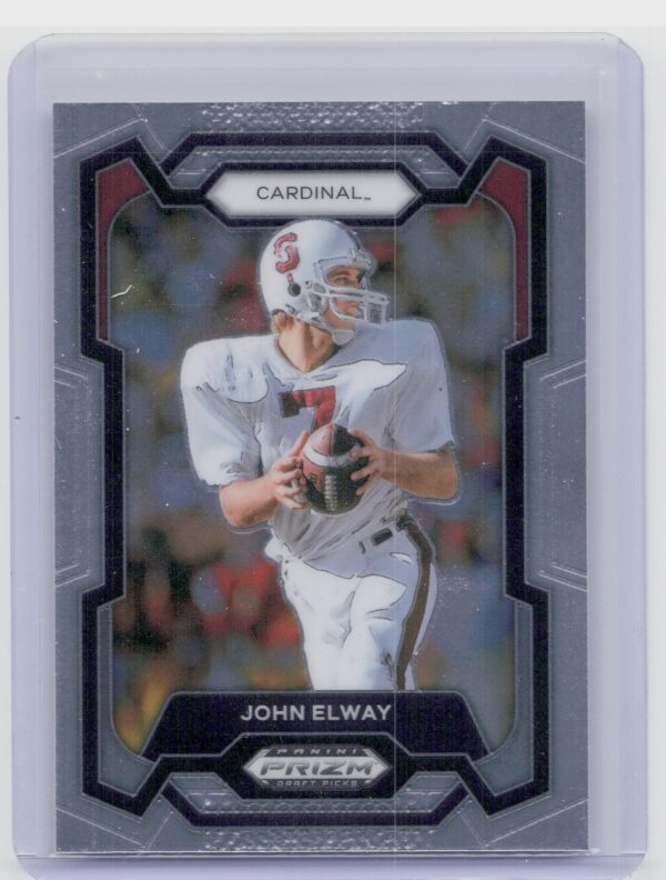 2024 Prizm Collegiate Draft Picks John Elway Silver 37 Cardinal
