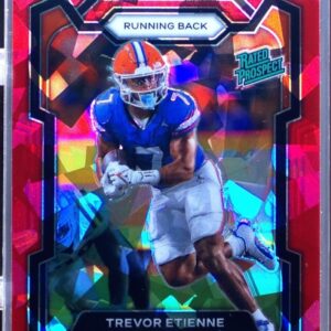 2024 Prizm Draft Picks Trevor Etienne Red Ice #196 Gators