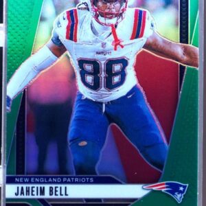 2024 Prizm Jaheim Bell Green RC 337 Patriots