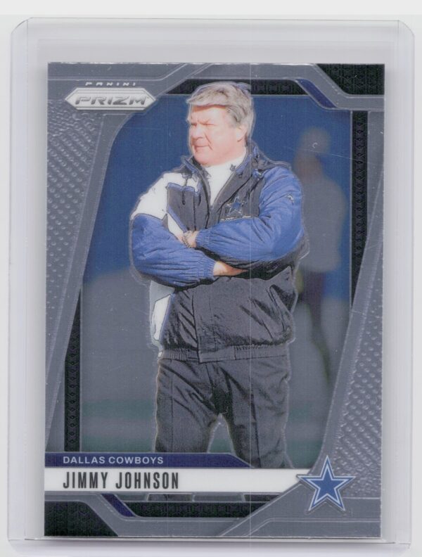 2024 Prizm Jimmy Johnson 82 Cowboys