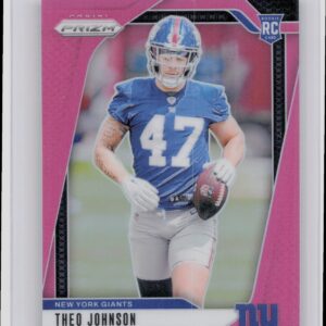 2024 Prizm Theo Johnson Pink 390 Giants