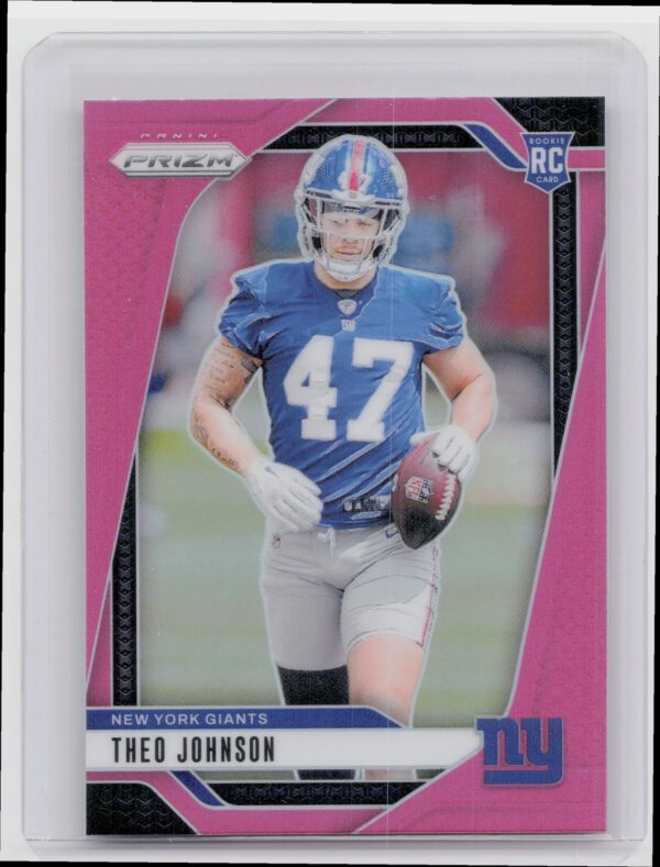 2024 Prizm Theo Johnson Pink 390 Giants