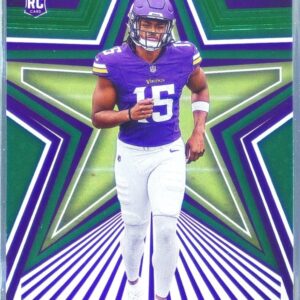 2024 Rookies & Stars Dallas Turner Green RC 124 Vikings