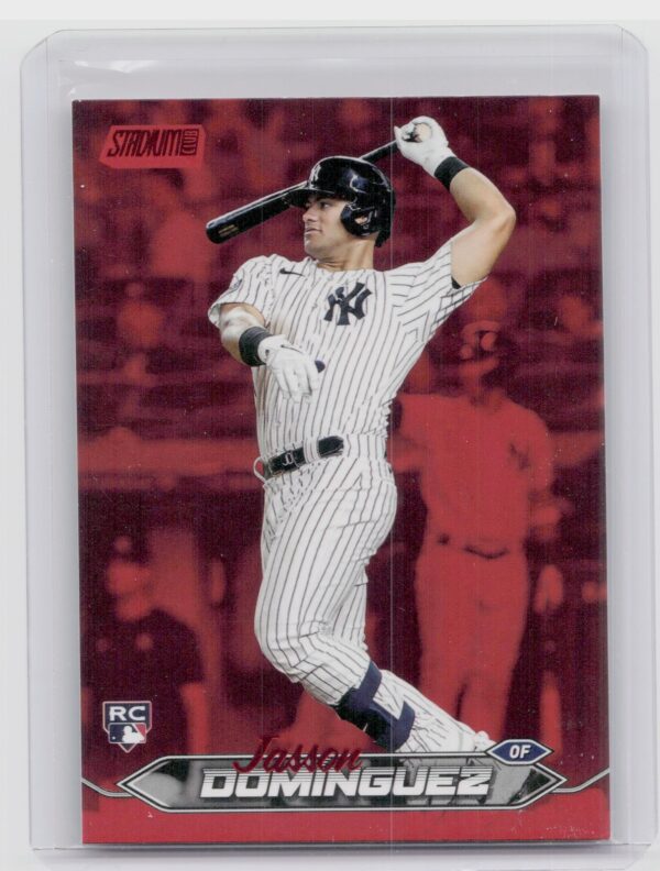 2024 Stadium Club Jasson Domínguez Red Foil #232 Yankees