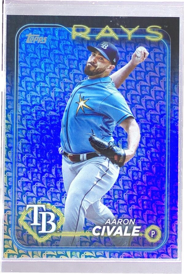 2024 Topps Aaron Civale Holiday #170 Rays