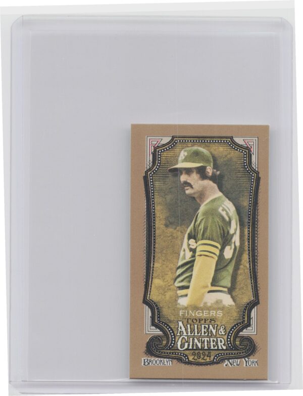 2024 Topps Allen & Ginter Rollie Fingers Mini Gold Border #327 Athletics