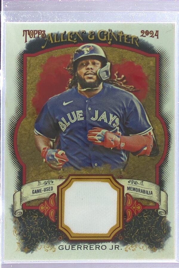 2024 Topps Allen & Ginter Vladimir Guerrero Jr. JSY #AGR-VG Jays Full Size Relic