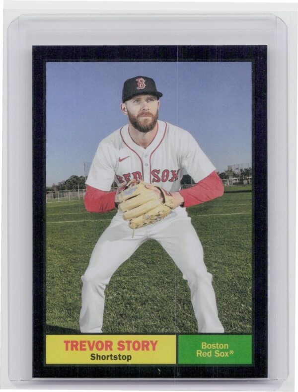2024 Topps Archives Trevor Story Black Foilboard #29 Sox