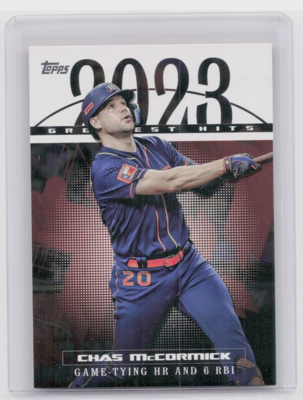 2024 Topps Chas McCormick #23GH-7 Astros 2023 Greatest Hits