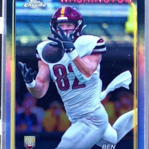 2024 Topps Chrome Ben Sinnott Refractor RC #262 Commanders