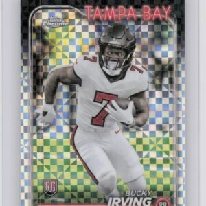 2024 Topps Chrome Bucky Irving X Fractor RC #226 Buccaneers